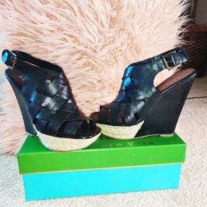 Cute Black Wedge